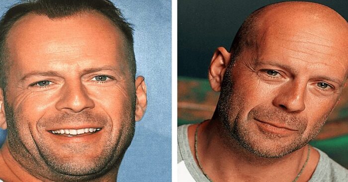  Comme les années passent, nos acteurs célèbres préférés vieillissent aussi  c’est Bruce Willis regarde à 67