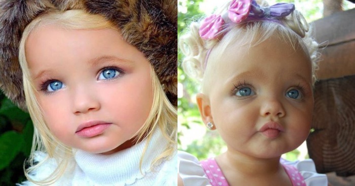  Parfois les bébés naissent avec une beauté éblouissante  c’est comme ça qu’une fille avec une beauté de marionnette ressemble