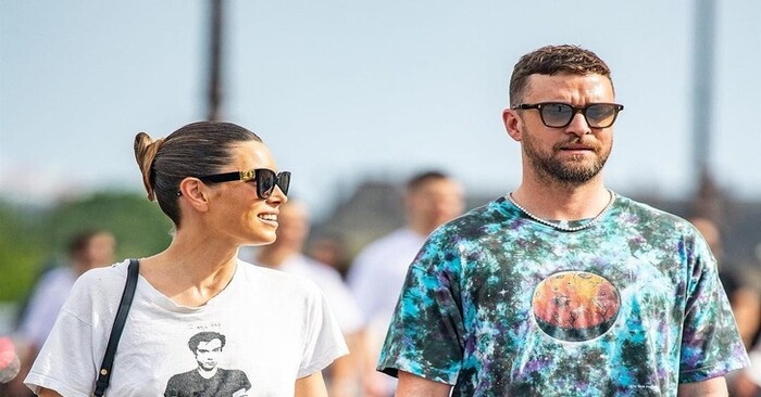 L’amour est dans l’air : Jessica Biel et Justin Timberlake en promenade romantique à Paris