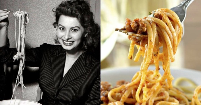  Il s’avère très savoureux  une recette de pâtes unique et délicieux de Sophia Loren