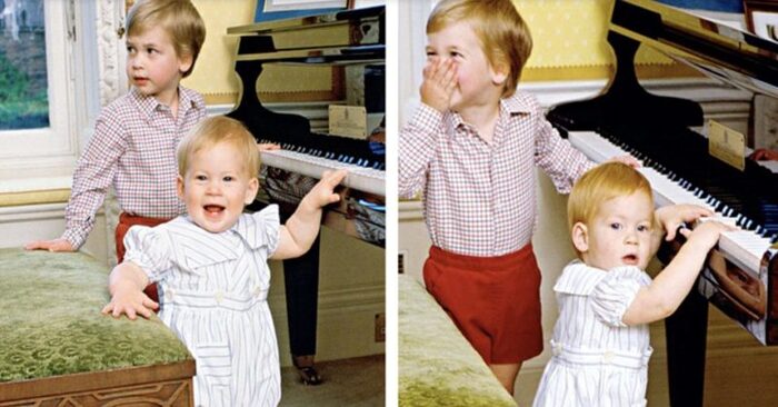 Quels doux souvenirs: c’est combien petit William et Harry jouer du piano avec leur mère