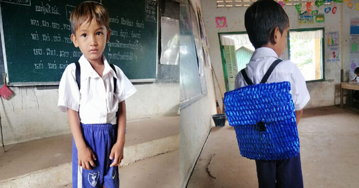  Une histoire touchante: un père ne pouvait pas acheter à son fils un sac à dos pour l’école, alors il l’a fait lui-même